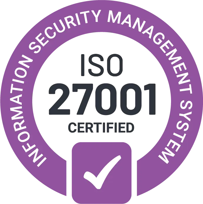 ISO 27001 stamp
