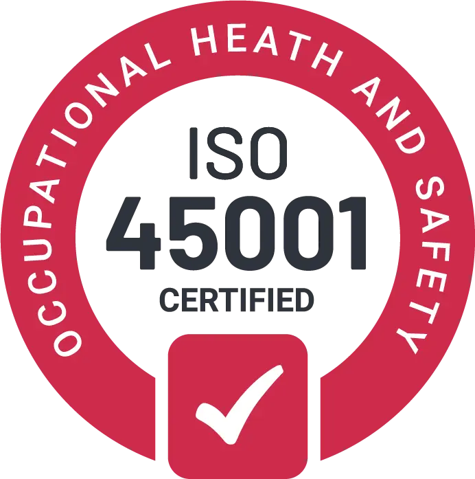 ISO 45001 stamp