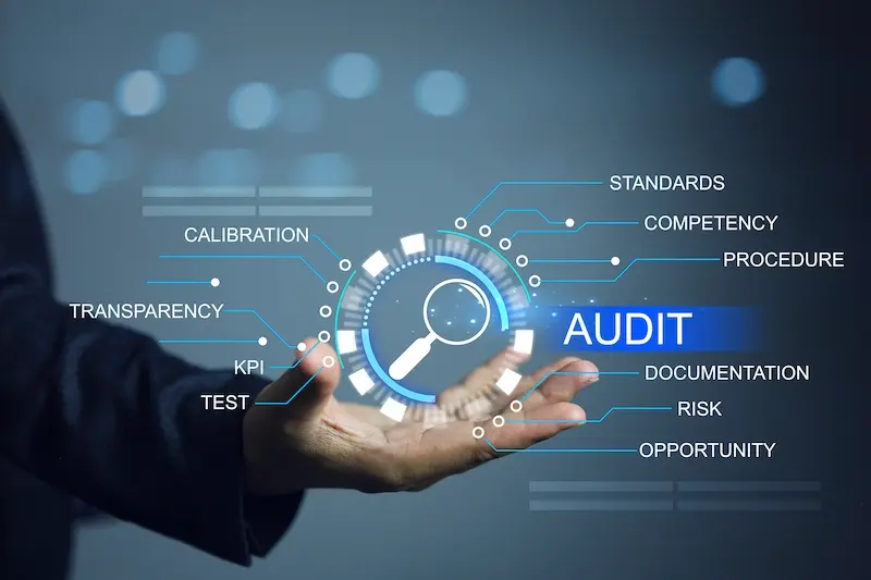 image refers to transfer audit and certification services